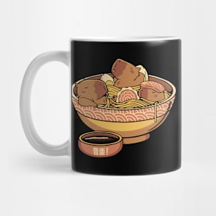 Capybara Cute Ramen by Tobe Fonseca Mug